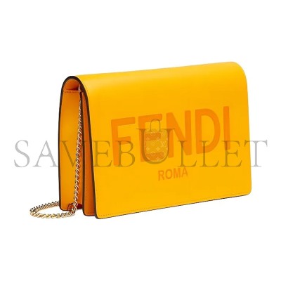 FENDI SHOULDER CROSSBODY BAG MINI WOMEN'S ORANGE 8BS006AAYZF1DZH (20*13*6cm)